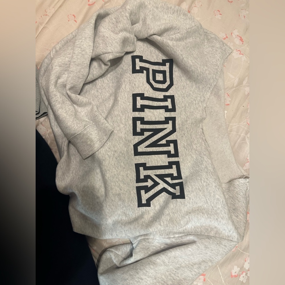 Xl Victoria secret pink crop hoodie